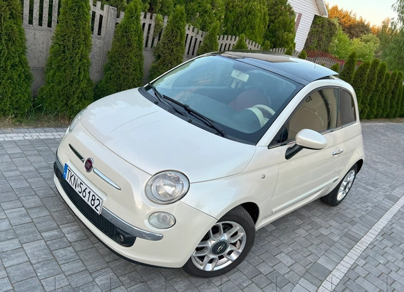 Fiat 500 cena 25900 przebieg: 130000, rok produkcji 2008 z Końskie małe 326